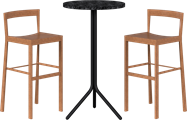 Baxter Poseidon Bar Table Package - 2 Stools